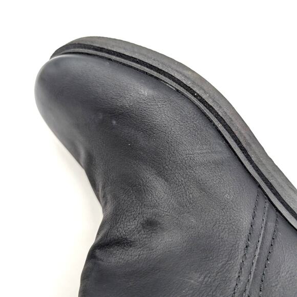 Lucky Brand Candre Double Buckle Lug Sole Boots Women's Black Size US10 EU41.5 - Picture 14 of 14